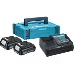 MAKITA aku set CXT 2xAku 12V 2,0Ah 1xDC10SA + kovčeg 197657-7