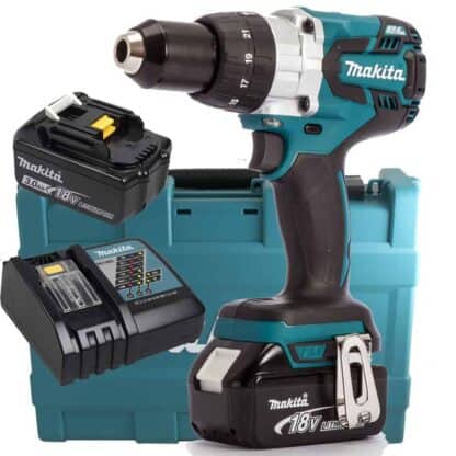 MAKITA aku udarna bušilica DHP481RFE 2xAku 18V 3,0Ah + kovčeg MAKITA aku udarna bušilica DHP481RFE 2xAku 18V 3,0Ah + kovčeg