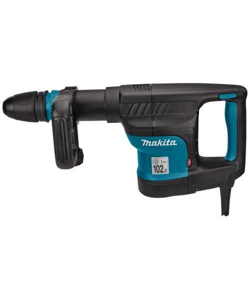 Makita HM1101C udarni čekić s crno-plavim kućištem i ergonomski oblikovanom ručkom.