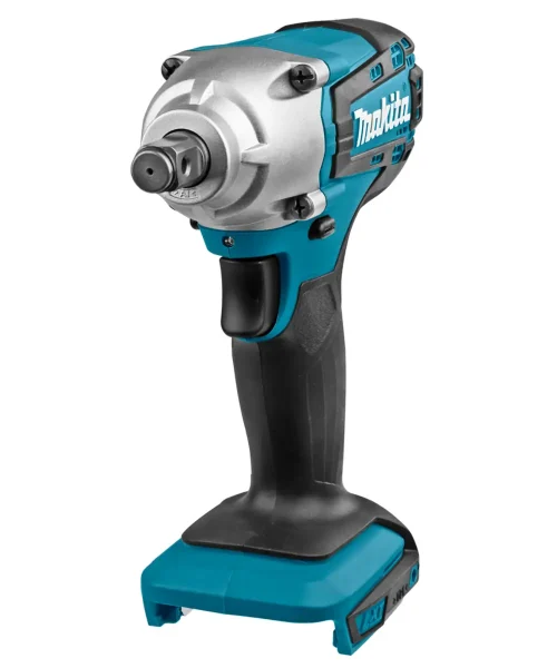 Makita DTW190Z aku udarni odvijač prikazan s crno-plavim kućištem i ergonomski oblikovanom ručkom.