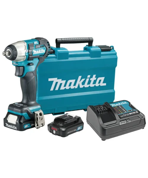Makita TW160DSAE aku udarni odvijač s torbicom, baterijom i punjačem.