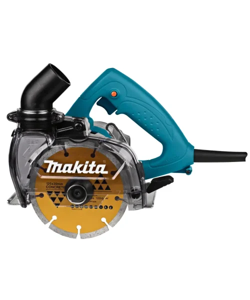 Makita dijamantna rezalica 4100KB, 125 mm s plastičnim kućištem i crno-plavom ručkom.