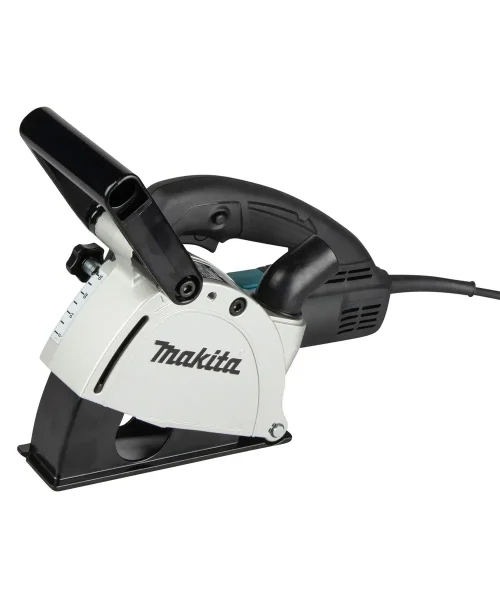 Makita SG1251J glodalica za utore s crnom i sivom bojom, priključak za napajanje.