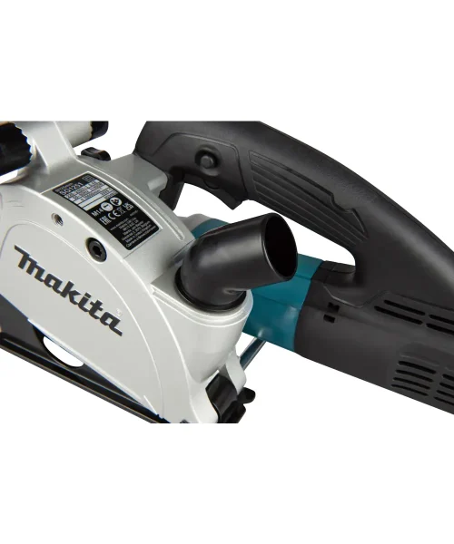 Makita SG1251J glodalica za utore s crnim i plavim dijelovima, ergonomski dizajn.