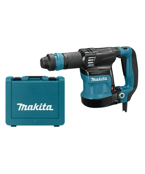 Makita HK1820 udarni čekić s plastičnom kutijom i priključkom za napajanje.