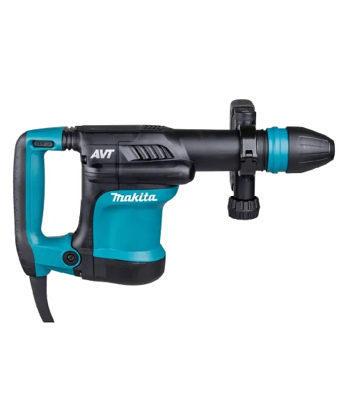 Makita HM0871C udarni čekić s plastičnim kućištem i crnim i plavim detaljima.