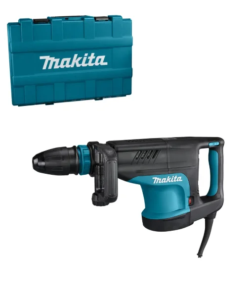 Makita HM1203C udarni čekić s plastičnom torbicom za alat.