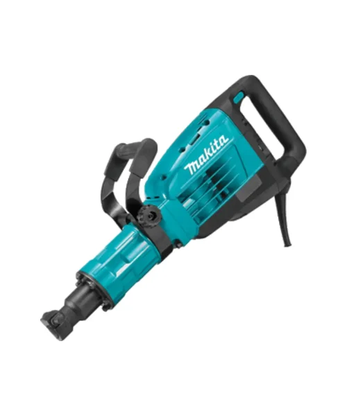 Makita HM1307C udarni čekić plavi s crnim ručkama i kabelom za napajanje.