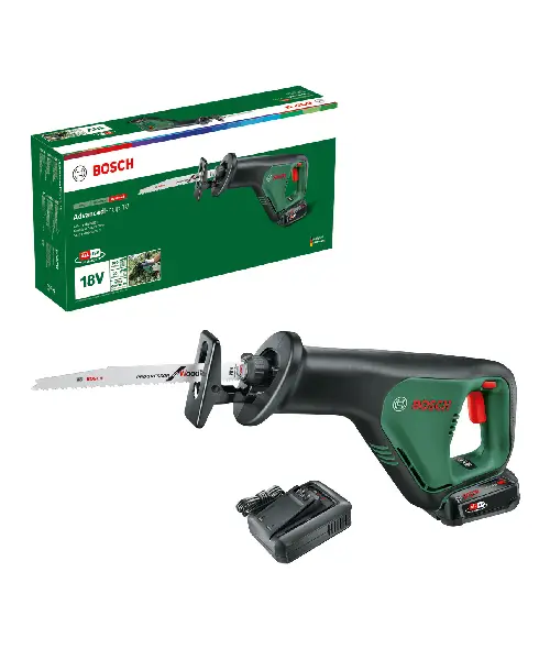 Bosch AdvancedRecip 18V aku recipročna pila s baterijom i kutijom za pohranu.