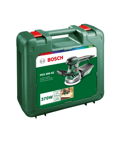BOSCH ekscentrična brusilica PEX 400 AE + kovčeg