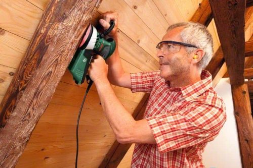 BOSCH ekscentrična brusilica PEX 400 AE + kovčeg