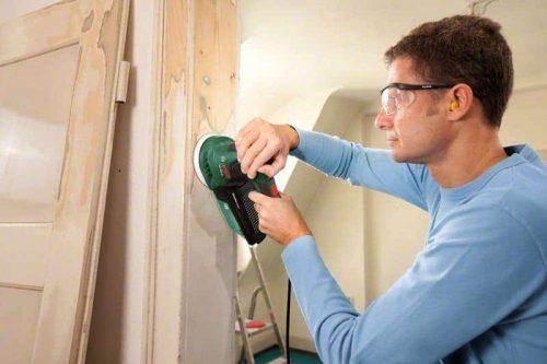 BOSCH ekscentrična brusilica PEX 300 AE + kovčeg