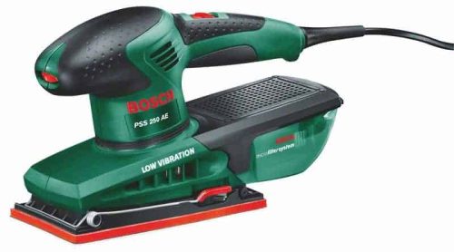 BOSCH oscilirajuća brusilica PSS 250 AE + kovčeg