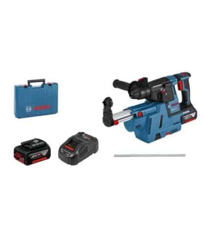 BOSCH aku bušaći čekić GBH 18V-26 2xAku 18V 6,0Ah + kovčeg + sustav za usisavanje prašine