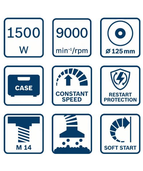 BOSCH brusilica za beton GBR 15 CA + kovčeg