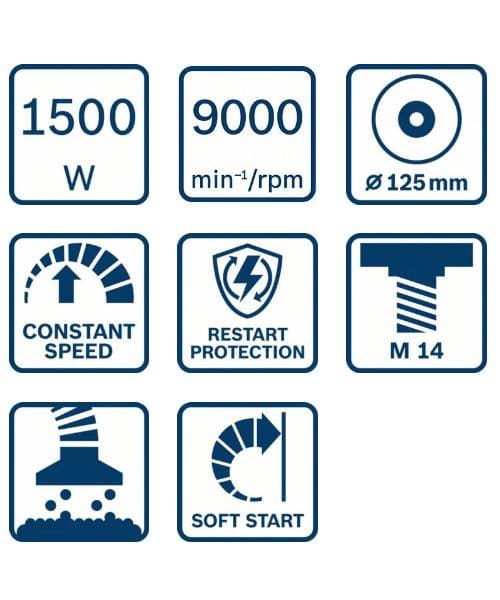 BOSCH brusilica za beton GBR 15 CAG + L-BOXX