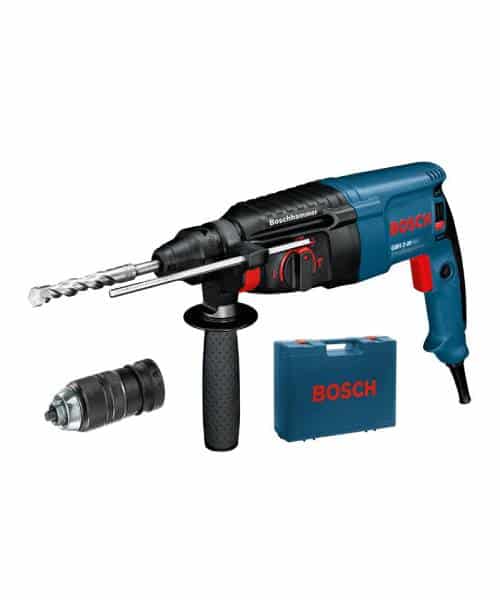 BOSCH bušaći čekić GBH 2-26 DFR + kovčeg + izmjenjiva stezna glava