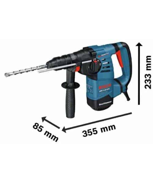 BOSCH bušaći čekić GBH 3-28 DFR + kovčeg + izmjenjiva brzostezna glava