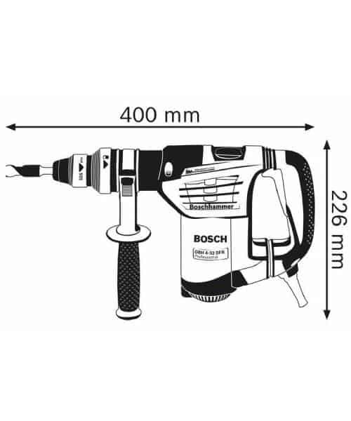 BOSCH bušaći čekić GBH 4-32 DFR + kovčeg