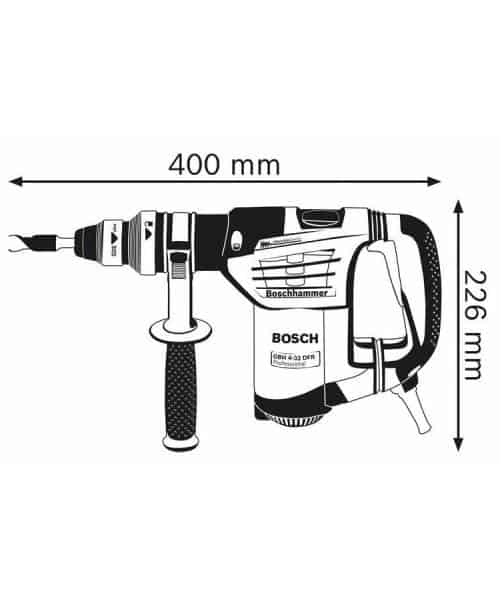 BOSCH bušaći čekić GBH 4-32 DFR + kovčeg + izmjenjiva brzostezna glava