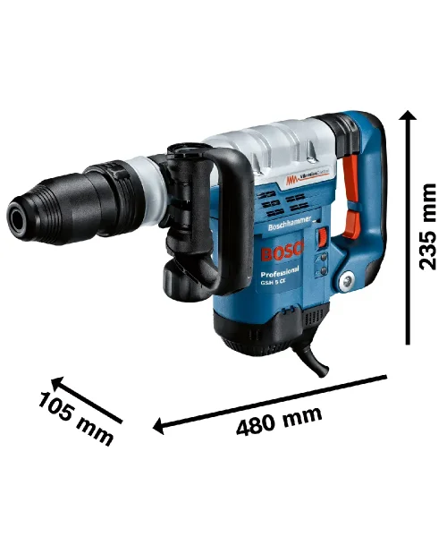 BOSCH udarni čekić PRO GSH 5 CE + kovčeg (1)