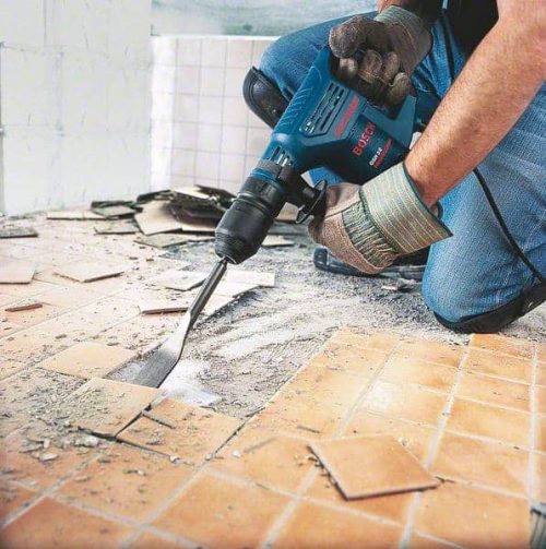BOSCH udarni čekić GSH 3 E + kovčeg