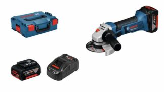 BOSCH aku kutna brusilica GWS 18-125 V-LI 2xAku 18V 5,0Ah + L-BOXX