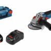 BOSCH aku kutna brusilica GWS 18V-10 C 125mm 2xaku 18V 5,0Ah + L-BOXX