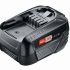 BOSCH akumulator PBA 18V 4,0Ah s crvenom oznakom i utorima za punjenje.