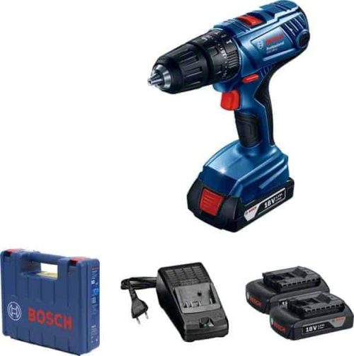 BOSCH aku udarna bušilica-izvijač GSB 180-LI 2xAku 18V 2,0Ah + kovčeg