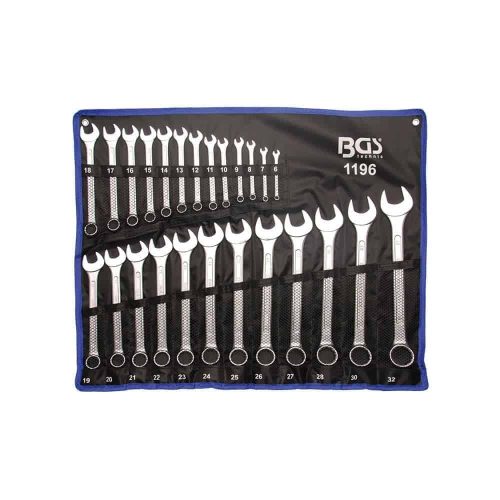 BGS set viljuškasto-okastih ključeva 6-32 mm 25 dijelni pro+ 1196