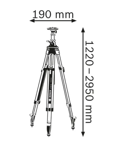 BOSCH građevinski stativ BT 300 HD