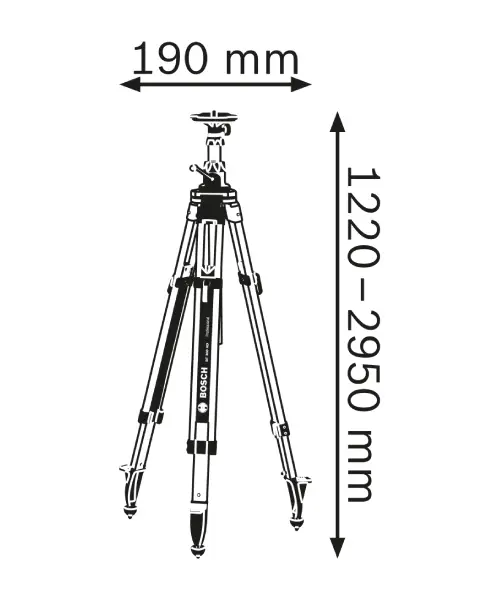 BOSCH građevinski stativ BT 300 HD
