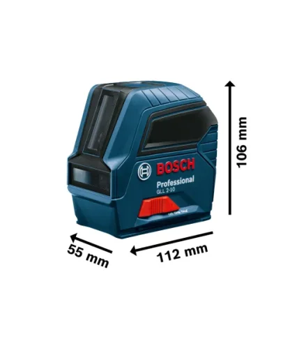 BOSCH križni laserski nivelir GLL 2-10
