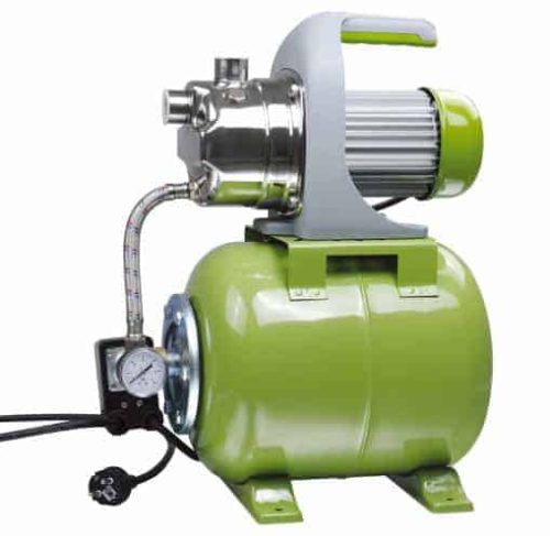 Električna pumpa KING K-120035B INOX ECO GARDEN s inox kućištem i regulatorom tlaka.
