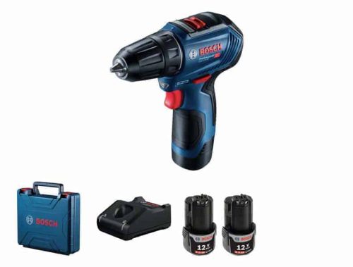 BOSCH aku bušilica GSR 12V-30 2xAku 12V 2,0Ah + kovčeg