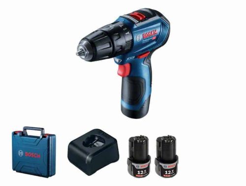 BOSCH aku udarna bušilica-izvijač GSB 12V-30 2xAku 12V 2,0Ah + kovčeg