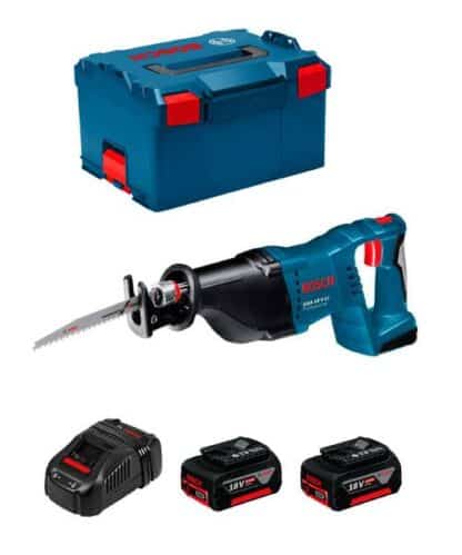 BOSCH aku recipročna pila GSA 18 V-LI 2xAku 18V 5,0Ah + L-BOXX