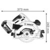 BOSCH aku ručna kružna pila GKS 18V-57 G + L-BOXX
