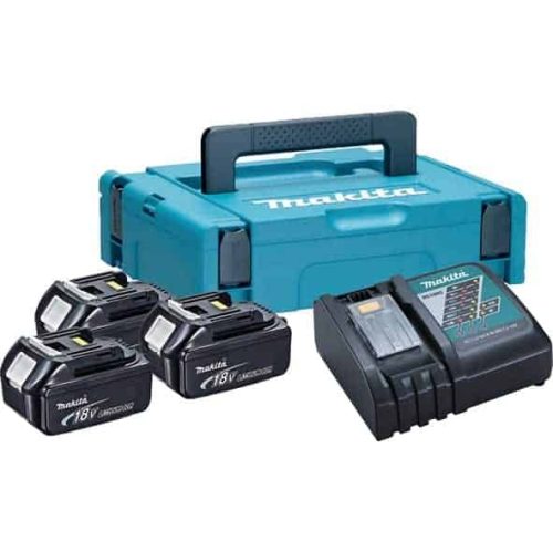 Makita aku POWER SET 3xAku 18V 4,0Ah 1xDC18RC + kovčeg 197495-7