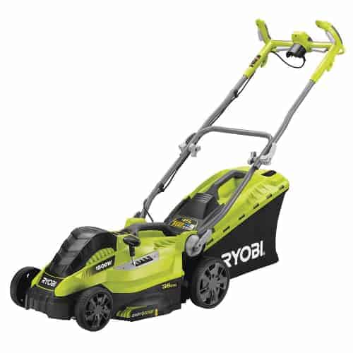 RYOBI električna kosilica RLM15E36H 2u1 + vrtne rukavice