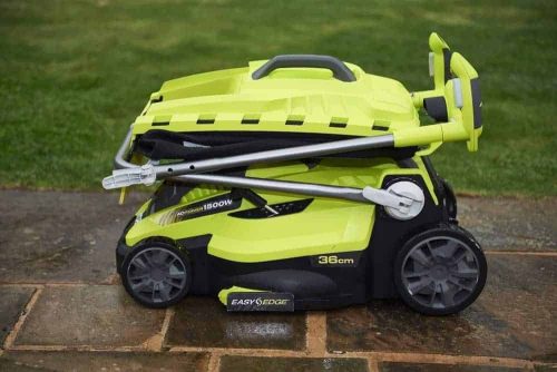 RYOBI električna kosilica RLM15E36H 2u1 + vrtne rukavice