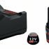 BOSCH aku set 2xAku GBA12V 2,0Ah + GAL 12V-40