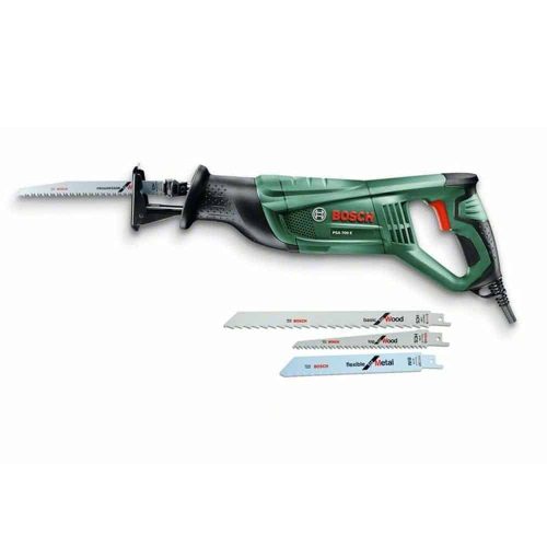 BOSCH sabljasta pila PSA 700 E + 3-dijelni set listova pile