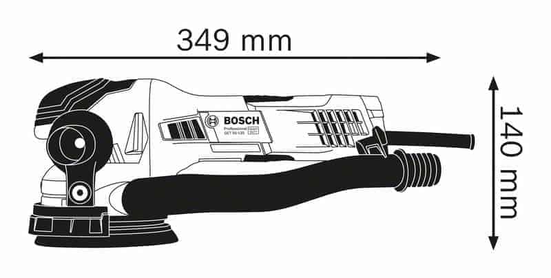 BOSCH ekscentrična brusilica GЕТ 55-125