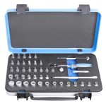UNIOR set nasadnih ključeva i pribora 1/4" u metalnoj kutiji