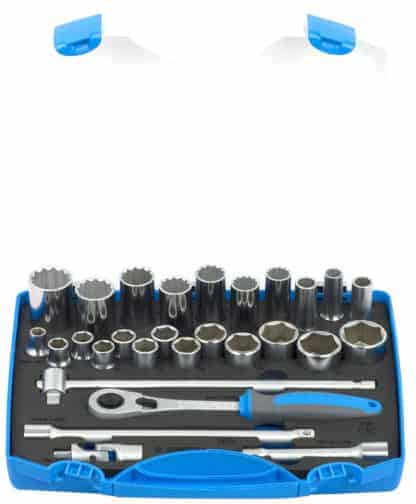 UNIOR set nasadnih ključeva i pribora 1/2″ 10-32/28