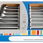 UNIOR set viljuškasto-okastih ključeva 8-19/8 dugi