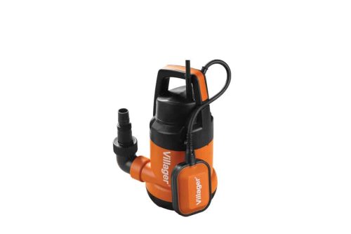 VILLAGER potopna pumpa za čistu vodu VSP 6000 C, crno-narančasta, priključak za crijevo i kabel.