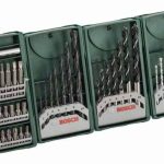 BOSCH 45-dijelni set bitova i svrdla Multipack 3+1 Mini-X-Line